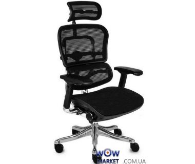 Кресло офисное Ergohuman Plus эргономичное, черное C.S. Group