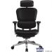Кресло офисное Ergohuman Plus кожа эргономичное, черное C.S. Group в интернет-магазине "Мебли Даром"