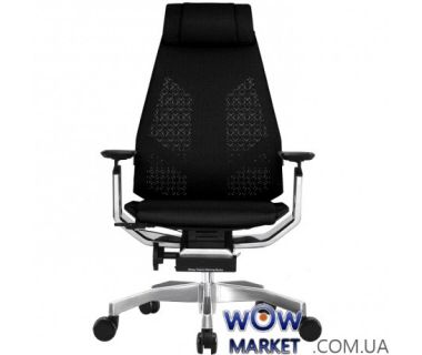 Кресло офисное Genidia Mesh эргономичное, черное C.S. Group