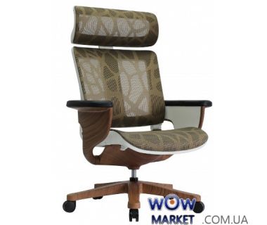 Кресло компьютерное Nuvem TTB эргономичное, зеленая сетка C.S. Group