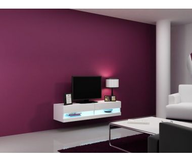 ТВ Тумба VIGO RTV Cama 140 New Белый Мат / Белый Глянец