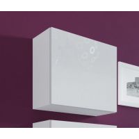 Витрина навесная VIGO Cama Квадрат 50x50 Белый Мат / Белый Глянец