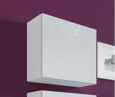 Витрина навесная VIGO Cama Квадрат 50x50 Белый Мат / Белый Глянец