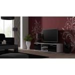 ТВ Тумба SOHO S-4 RTV Cama 140 Белый Мат / Черный Глянец