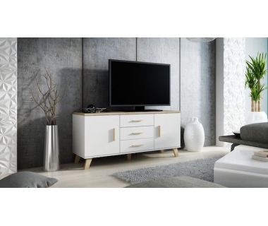 Комод LOTTA 2D3S Cama 150 Дуб Сонома / Белый Комод LOTTA 2D3S Cama 150 Дуб Сонома / Белый