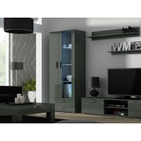 Вітрина SOHO S6 2D2S Cama 192 Сірий Мат / Сірий Глянець