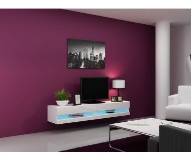 ТВ Тумба VIGO RTV Cama 180 New Белый Мат / Белый Глянец