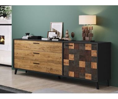 Комод SOUL 1D3S Cama 177 Антрацит