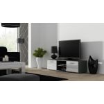 ТВ Тумба SOHO S-4 RTV Cama 140 Серый Мат / Белый Глянец