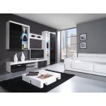 Стінка SAMBA B Cama Білий Мат / Чорний Глянець