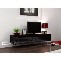 ТВ Тумба VIGO RTV Cama 140 Черный Мат / Черный Глянец