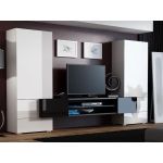 Стенка TORI Cama Белый Мат / Белый Глянец / Черный