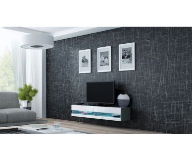 ТВ Тумба VIGO RTV Cama 140 New Серый Мат / Белый Глянец