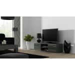 ТВ Тумба SOHO S-4 RTV Cama 140 Серый Мат / Серый Глянец