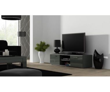 ТВ Тумба SOHO S-4 RTV Cama 140 Серый Мат / Серый Глянец