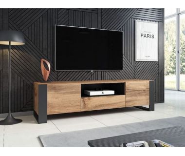 ТВ Тумба WOOD RTV Cama 180 Дуб Вотан Мат / Антрацит Мат