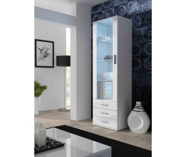 Витрина SOHO S-1 Cama 192 Белый Мат / Белый Глянец