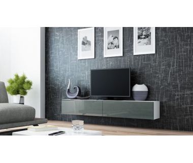 ТВ Тумба VIGO RTV Cama 140 Белый Мат / Серый Глянец