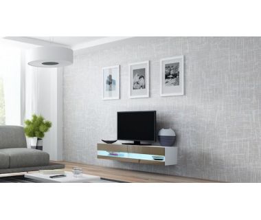 ТВ Тумба VIGO RTV Cama 140 New Белый Мат / Латте Глянец