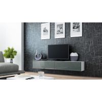 ТВ Тумба VIGO RTV Cama 140 Белый Мат / Серый Глянец