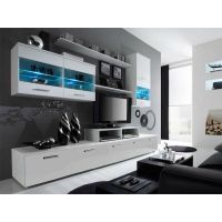 Стенка  LOGO II Cama Белый Мат / Белый Глянец