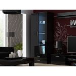 Вітрина SOHO S6 2D2S Cama 192 Чорний Мат / Чорний Глянець