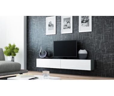 ТВ Тумба VIGO RTV Cama 140 Серый Мат / Белый Глянец
