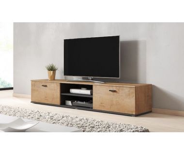 ТВ Тумба SOHO S-3 RTV Cama 180 Дуб Лефкас Мат / Черный ТВ Тумба SOHO S-3 RTV Cama 180 Дуб Лефкас Мат / Черный