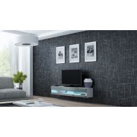 ТВ Тумба VIGO RTV Cama 140 New Белый Мат / Серый Глянец