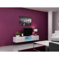 ТВ Тумба VIGO RTV Cama 180 Стекло Белый Мат / Белый Глянец