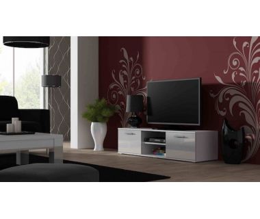 ТВ Тумба SOHO S-4 RTV Cama 140 Белый Мат / Белый Глянец ТВ Тумба SOHO S-4 RTV Cama 140 Белый Мат / Белый Глянец