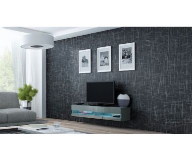 ТВ Тумба VIGO RTV Cama 140 New Серый Мат / Серый Глянец