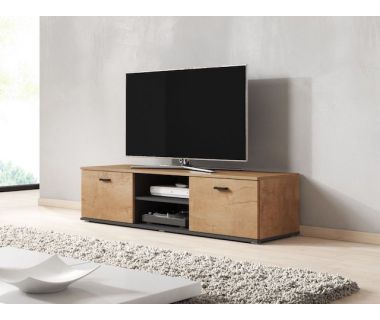 ТВ Тумба SOHO S-4 RTV Cama 140 Дуб Лефкас Мат / Черный