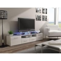 ТВ Тумба EVORA WHITE RTV Cama 194 Белый Мат / Белый Глянец