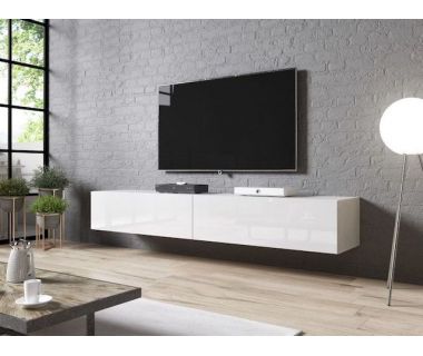 ТВ Тумба SLIDE RTV Cama 150 Белый Глянец / Белый Глянец