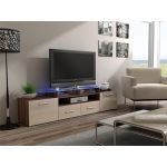 ТВ Тумба EVORA SLIWA RTV Cama 194 Слива Мат / Крем Глянец