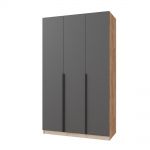 Красивый трехдверный распашной шкаф на 120см (под заказ), разные цвета