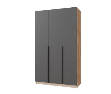 Красивый трехдверный распашной шкаф на 120см (под заказ), разные цвета