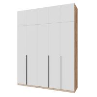 Качественный пятидверный распашной шкаф на 200 см (под заказ), разные цвета