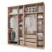 Стильный шестидверный распашной шкаф на 240см (под заказ), разные цвета