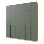 Стильна шестидверна розстібна шафа на 240см (на замовлення), різні кольори