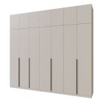 Шафа на 280см (на замовлення), різні кольори, сучасна семидверна