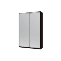 Шкаф купе Сити Лайт Doros Венге 2 Зеркала 150х45х225 (240086)