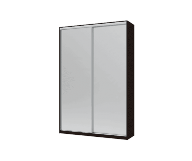 Шафа купе Сіті Лайт Doros Венге 2 Дзеркала 150х45х225 (240086) Шафа купе Сіті Лайт Doros Венге 2 Дзеркала 150х45х225 (240086)