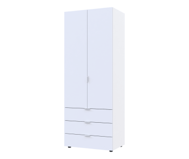 Шкаф распашной для одежды Doros Гелар 77,5х49,5х203,4 см Белый (DRS-011103) Шкаф распашной для одежды Doros Гелар 77,5х49,5х203,4 см Белый (DRS-011103)