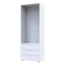 Шкаф распашной для одежды Doros Гелар 77,5х49,5х203,4 см Белый (DRS-011103)