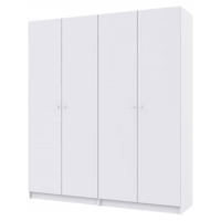 Шафа для одягу Promo Біла/Біла 2+2 ДСП 180х48х204 (42005008)
