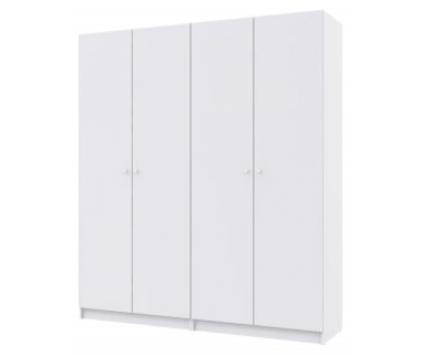 Шафа для одягу Promo Біла/Біла 2+2 ДСП 180х48х204 (42005008) Шафа для одягу Promo Біла/Біла 2+2 ДСП 180х48х204 (42005008)