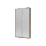 Шкаф купе Сити Лайт Doros Клондайк 2 Зеркала 120х45х225 (240027)