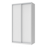 Шкаф купе Сити Лайт Doros Белый 2 ДСП 120х60х225 (240073)
